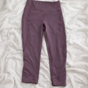 Lululemon High-Waisted Leggings cropped - like new
